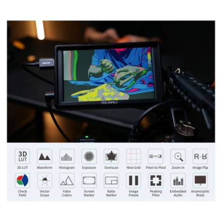 Feelworld S55E - monitor podglądowy 5.5